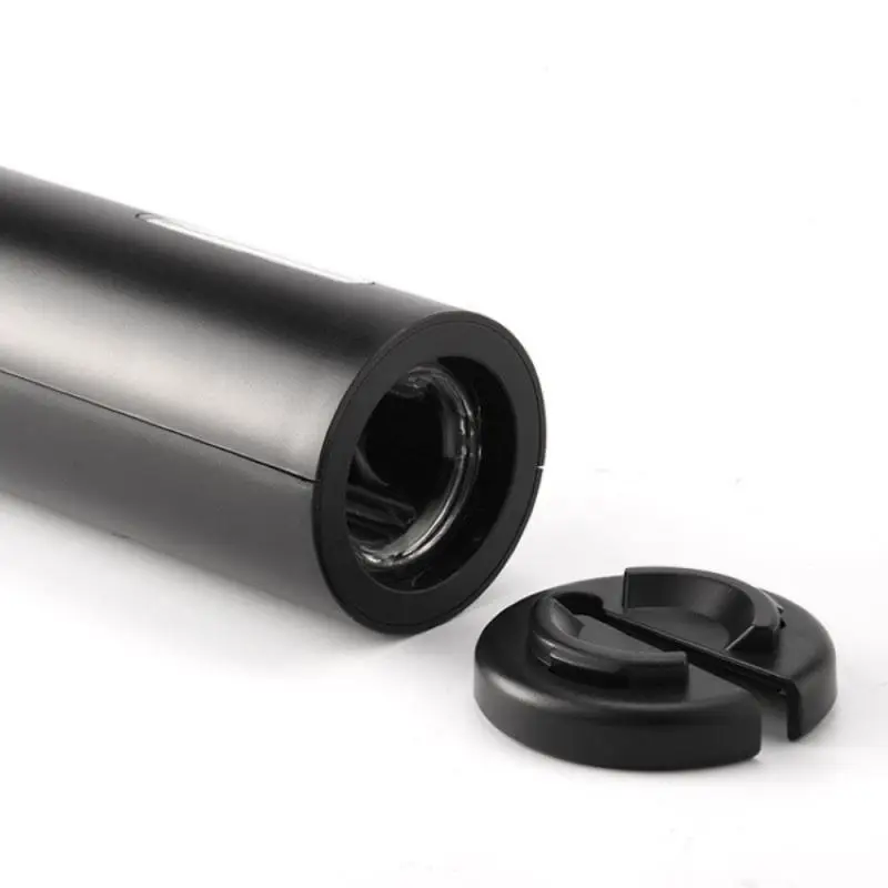 Полностью черный Электрический штопор с сухой батареей портативный для вина