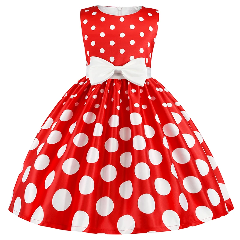 Платье в горошек для девочек на свадьбу вечевечерние | Детская одежда и обувь