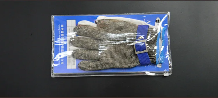 

Stainless Steel Safety Cut Proof Stab Resistant Stainless Steel Metal Mesh Butcher Glove Size M High Performance Level 5