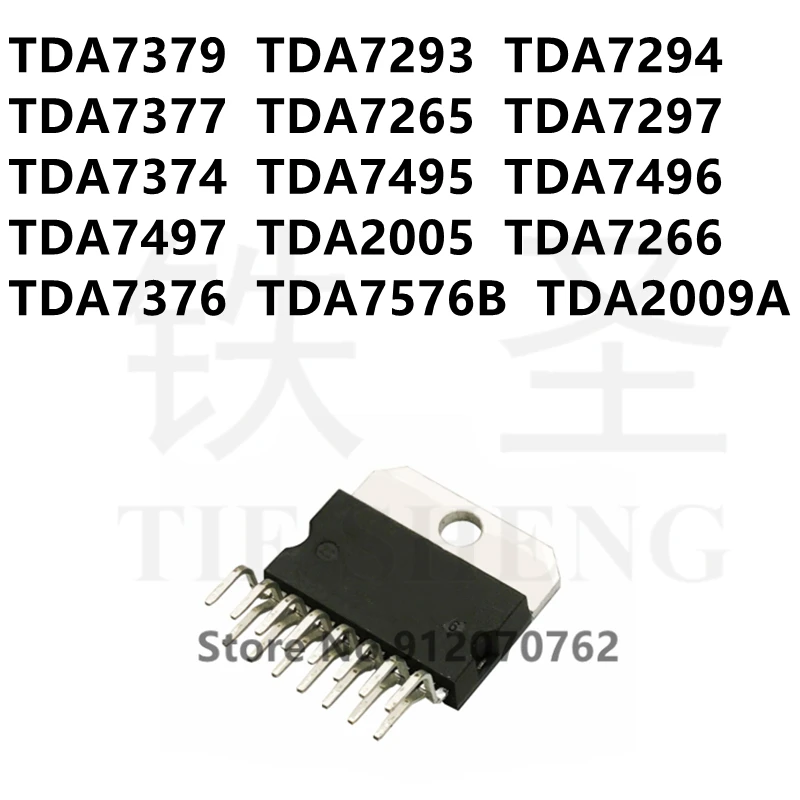 10 шт. TDA7379 TDA7293 TDA7294 TDA7377 TDA7265 TDA7297 TDA7374 TDA7495 TDA7496 TDA7497 TDA2005 TDA7266 TDA7376 TDA7576B TDA2009A |