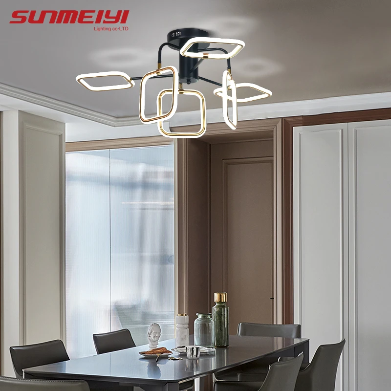 Скандинавские потолочные светильники Креативный светодиодный Алюминиевый