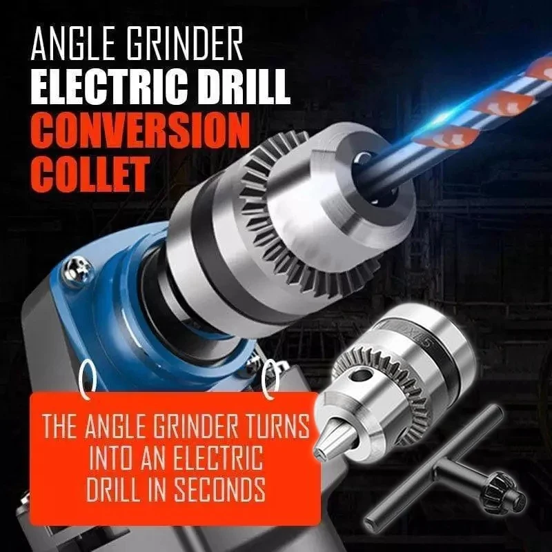 

Angle Grinder Electric Drill Conversion Collets Conversion Head for Angle Grinder Woodworking Tool Accessories