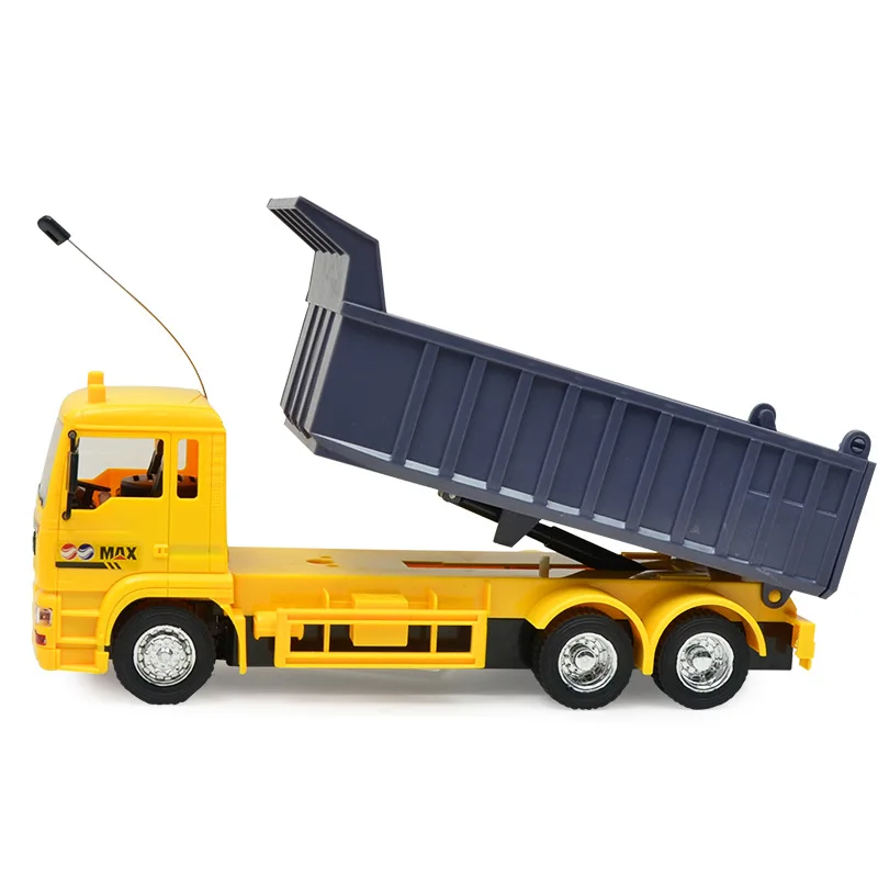 10CH Rc Alloy Engineering Vehicle Car Toy for Boy Remote Control Hydraulic Dump Truck Machine on the Radio | Игрушки и хобби