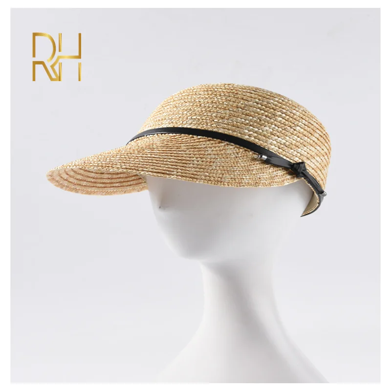 Женская Солнцезащитная шляпка RH Повседневная пляжная Шляпка из соломы с