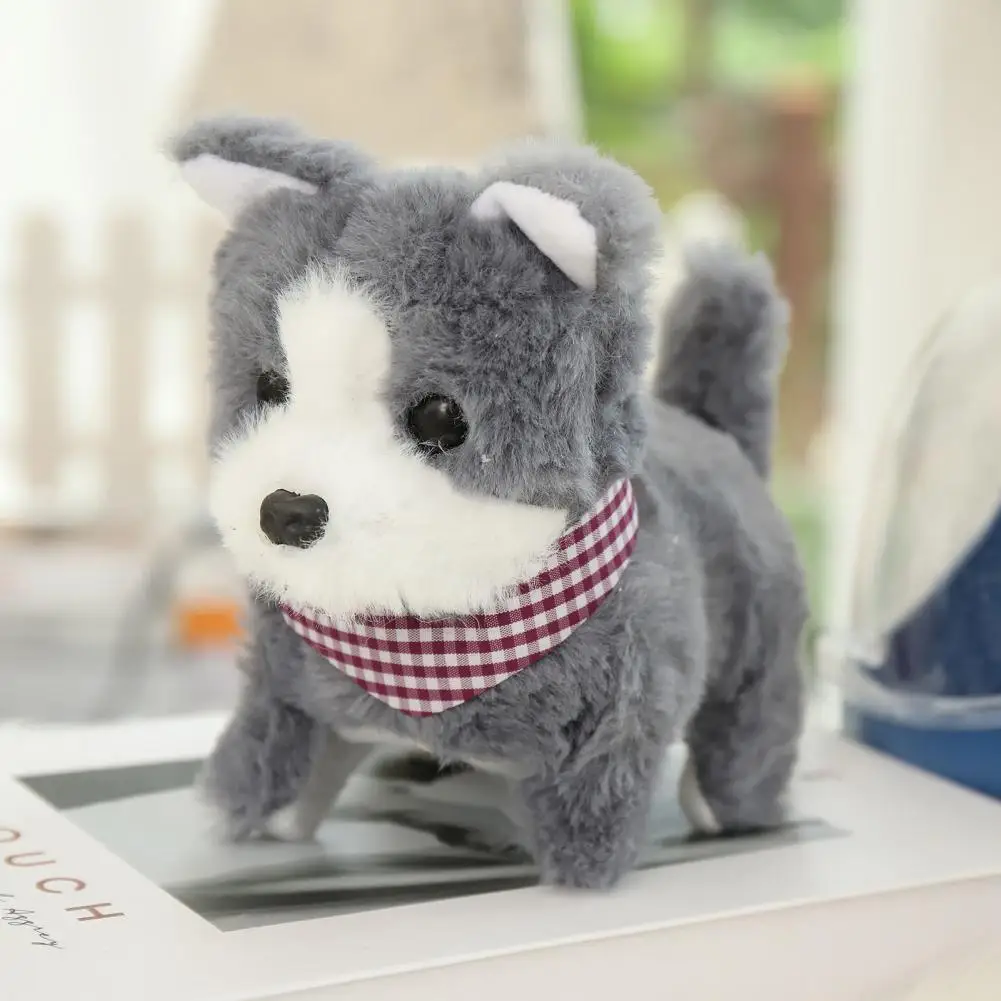 

Lovely Electric Plush Pets Vivid Fine Workmanship Robotic Dog Toy Electric Robot Dog Toy with Wag Tail