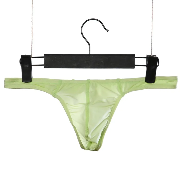 

2020 Men solid G-String Sexy Ice Silk Underwear Ultra-Thin Briefs Tanga hombre Exotic Lingerie cueca Underpants gay briefs