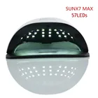 Светодиодный ная УФ-лампа для ногтей, высокая мощность, 114 Вт, 4 режима, с датчиком движения, ЖК-дисплеем, 57 светодиодный, быстрое отверждение всех видов гель-лака