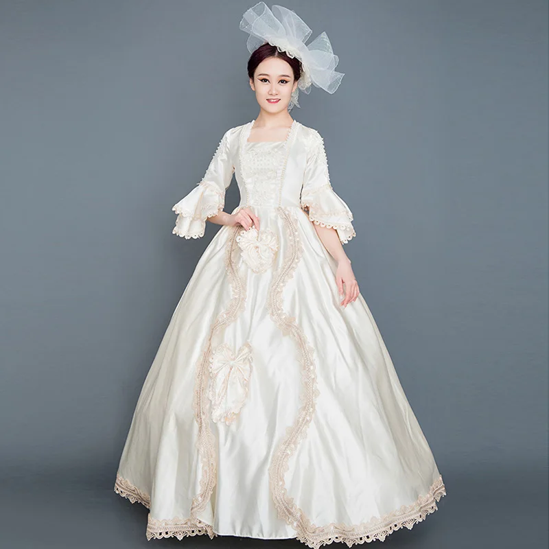 

New Victorian Southern Belle Princess Lolita Cosplay Dress Reenactment Theater Medieval Ball Gown Costumes Clothing