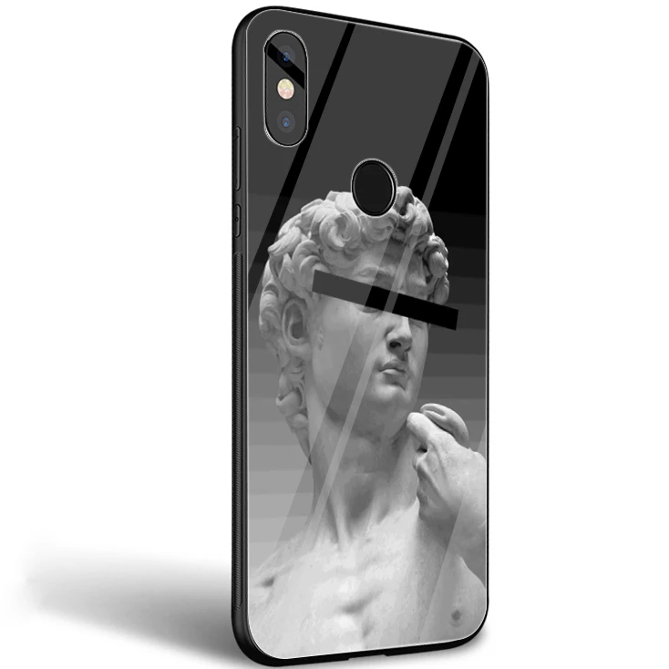 Стеклянный чехол Desxz Dumbo для Xiaomi MI 8 9 Lite A1 A2 Redmi Note 5 6 7 Pro 6A 4X 5X 6X Pocophone F1 | Мобильные