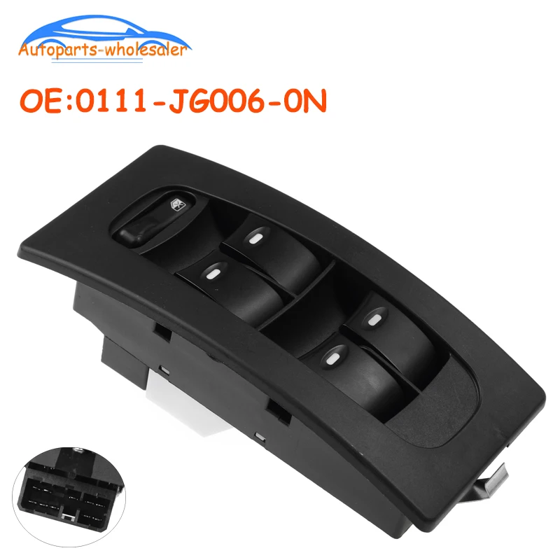 

0111-JG006-0N 0111JG0060N 0111JG0081N For MAHINDRA SCORPIO 1ST-2ND GEN/GATEWAY SC Electric Power Window Lifter Control Switch