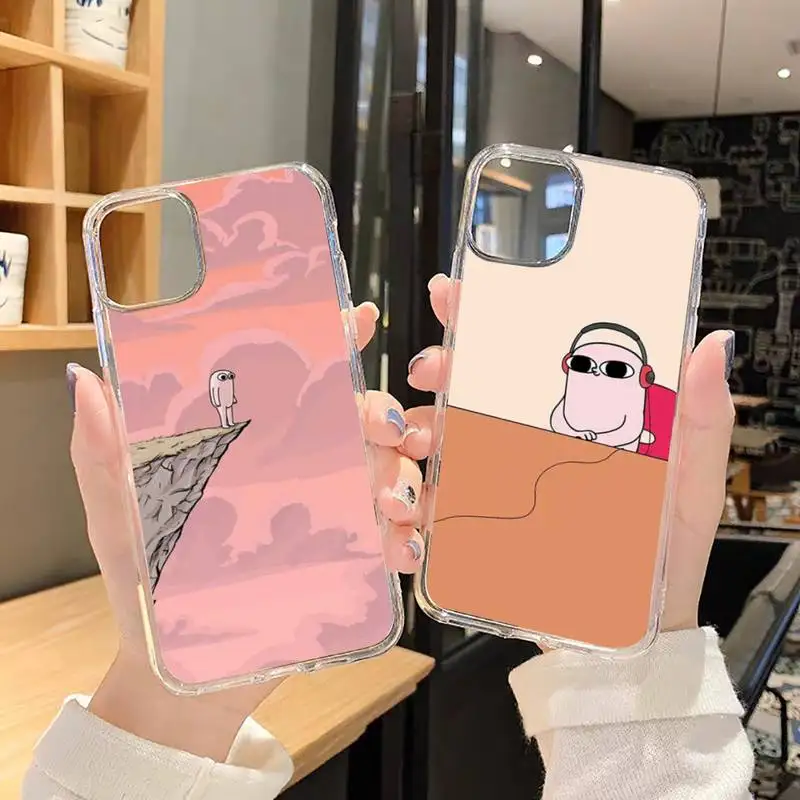 

ketnipz Phone Case Transparent for iPhone 6 7 8 11 12 s mini pro X XS XR MAX Plus SE Clear mobile bag