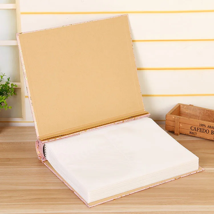 Кожаный альбом для вставки высокого класса и большой емкости