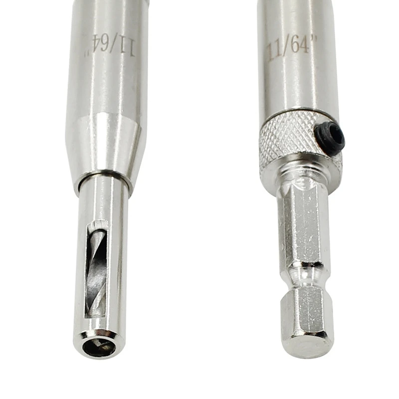 

11Pcs Hinge Drill Bit Set with Bit Self-Centering Drill Bit for Hinges Drawer Wood Door Window Cabinet Woodworking