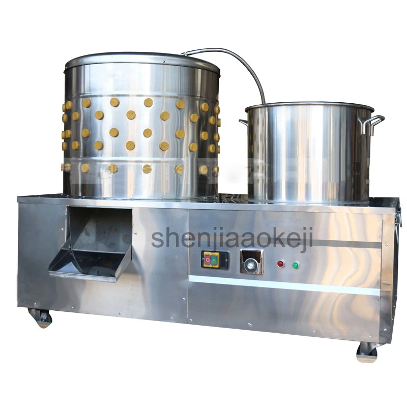 

Commercial automatic chicken and duck depilator stainless steel plucking machine poultry depilation equipment