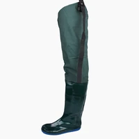 80cm knee high tube green lengthened paddy boots water pants extra long rice transplaning boots rain boots plus size 36 45