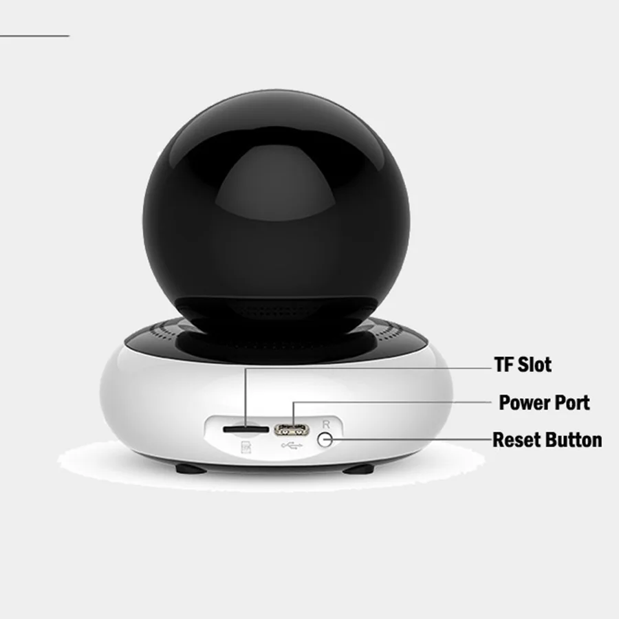 Беспроводная мини камера 1080P для домашней безопасности IP Wi Fi двусторонняя