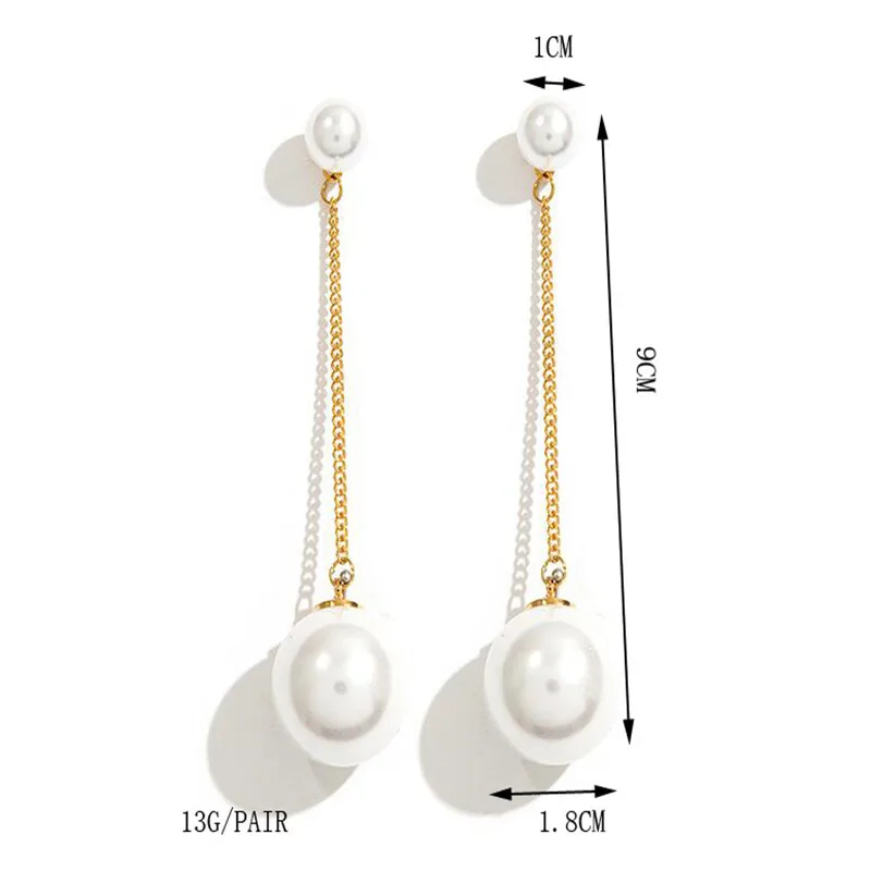 Женские винтажные серьги-подвески с имитацией жемчуга модные элегантные серьги