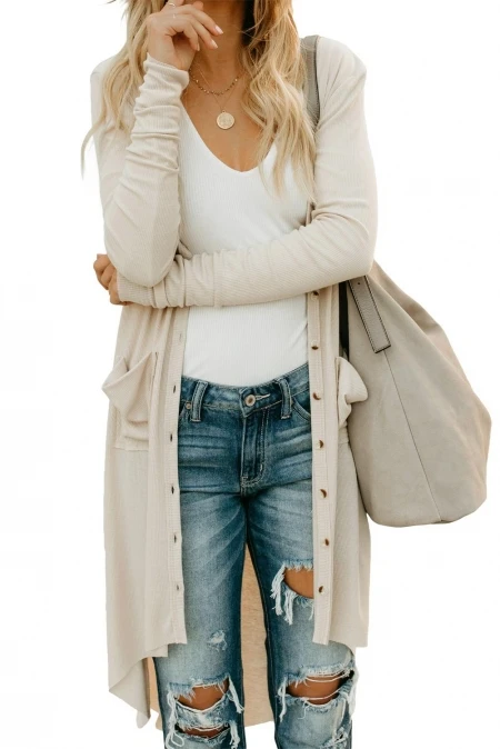 

Fashion Winter Women Knitted Sweater Hooded Cardigan Girls Long Sleeve Velvet Thick Long Coat Female Solid Color Hot Sale Casual