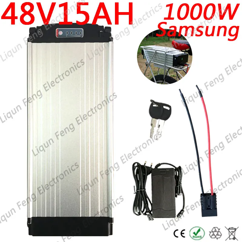 Аккумулятор для электроскутера 1000 Вт 48 В 15 Ач 20 А|48v 15ah|ebike batteryebike battery 48v |