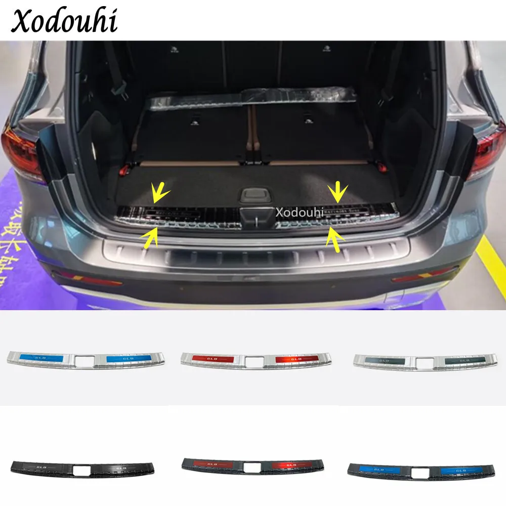 For Mercedes Benz B Glb Class W247 X247 2019 2020 2021 Inner Rear Back Bumper Stainless Steel Scuff Sill Trunk Plate Pedal | Автомобили и