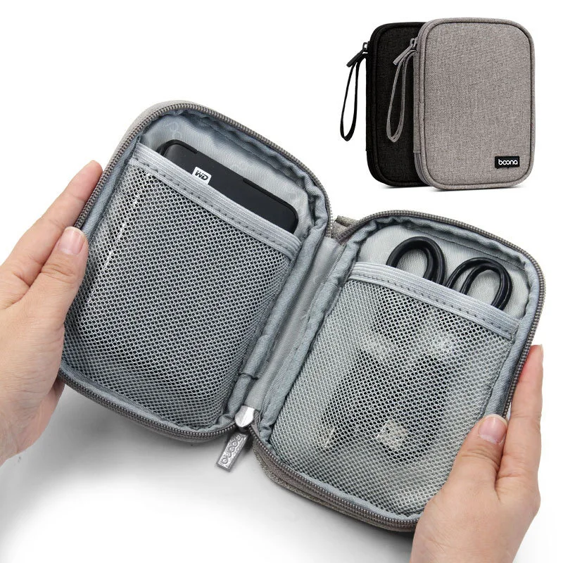 

Suitcase Digital Bags Portable Men's Wires Charger Power Bank Electronic Gadget Solid Packing Organizers Household Accessories