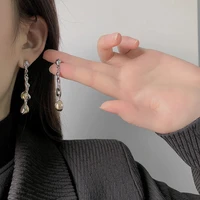 trendy drop shape long dangle earrings women pendant earrings ladies personality earrings party jewelry gifts