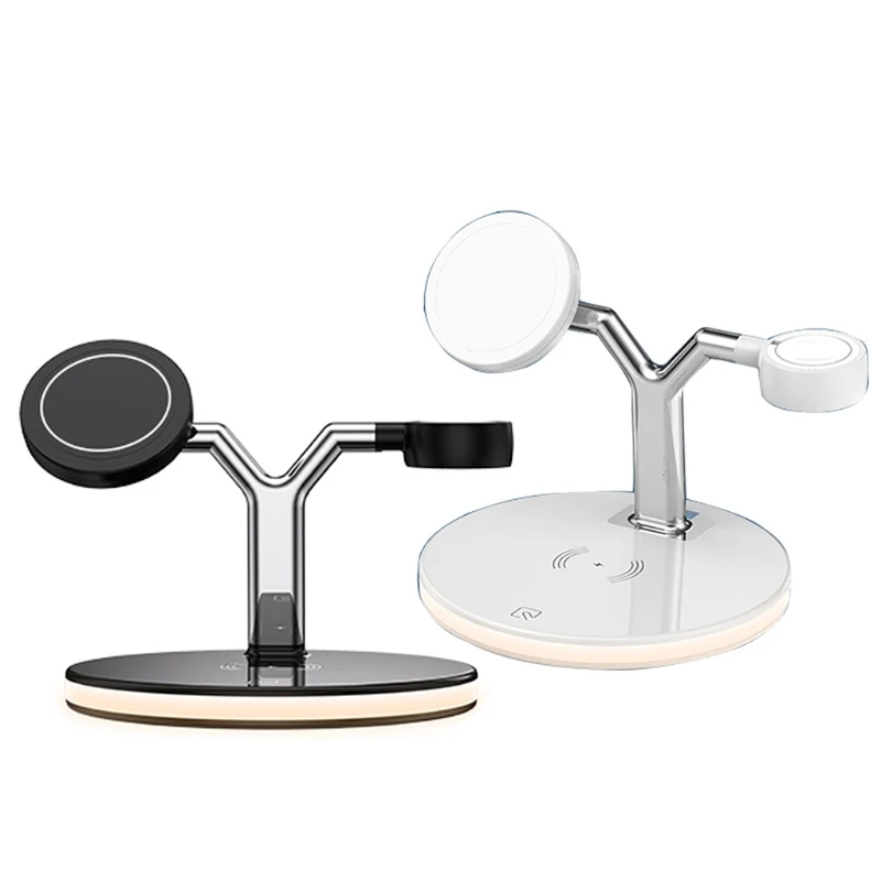 

Multifunctional 3 in 1 Wireless Charger with Magnetic 15 W Fast Charging Station
