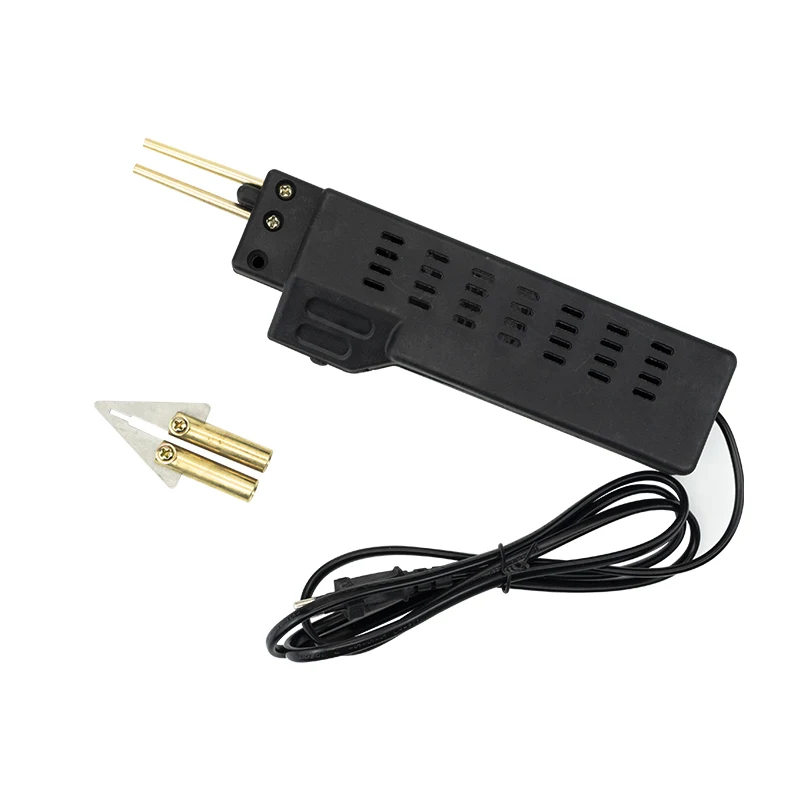 Новый 220 250V горячего степлера авто бампер Пластик сварочный фонарь Обтекатель + 0