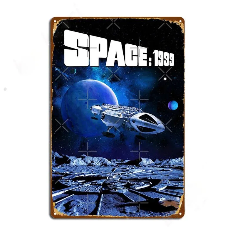 Space 1999 модель орла 1 винтажные металлические знаки Pub Bar Teleplay Wall Living TV Drama оловянные