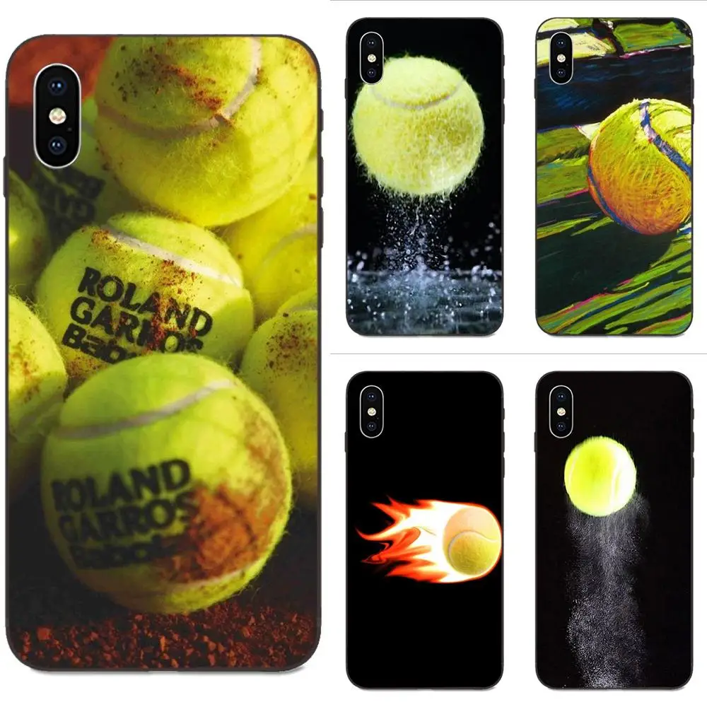Спортивный Теннисный мяч в воде для Apple iPhone 4 4S 5 5S SE 6 6S 7 8 Plus X XS Max XR мягкая