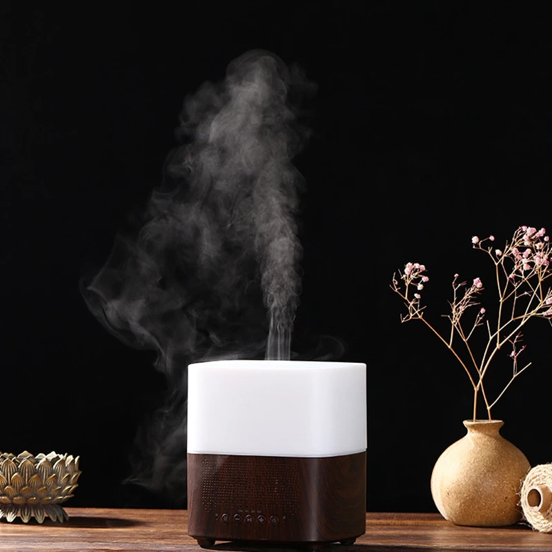 300Ml Multifunctional Bluetooth Aroma Oil Diffuser with Alarm Clock Aromatherapy Ultrasonic Air Humidifier for Room Home Office | Бытовая
