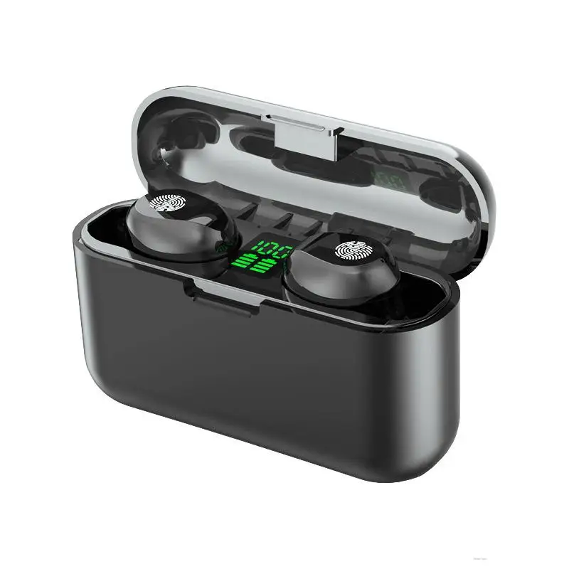 

Беспроводные Bluetooth-наушники F9-13 TWS с сенсорным управлением и шумоподавлением, водонепроницаемые с цифровым дисплеем мощности