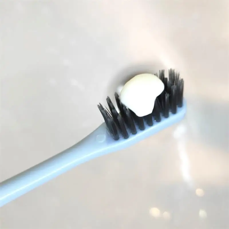 

Fresh Japanese-style Bamboo Charcoal Soft Bristle Plain Color Toothbrush Business Trip Travel Fine Soft Bristle Due Office Tooth