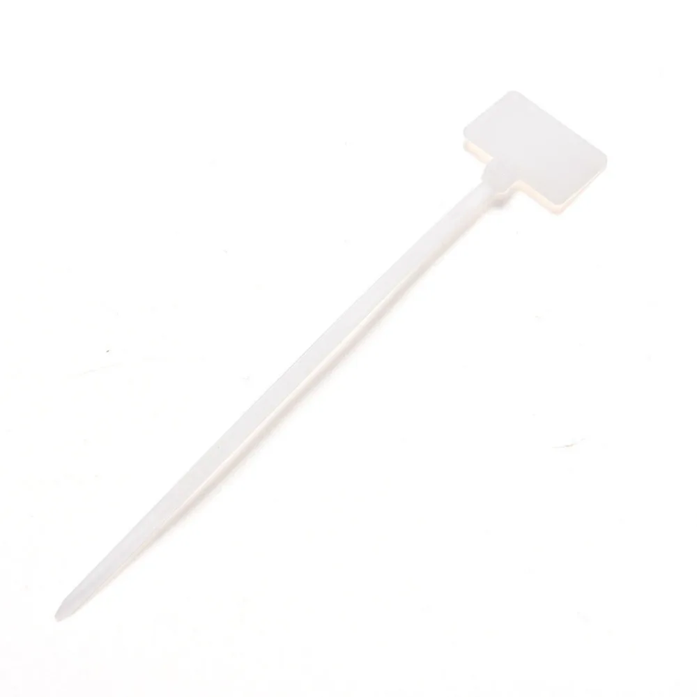 Самоблокирующиеся белые застежки молнии 100 шт. записывающий провод кабель