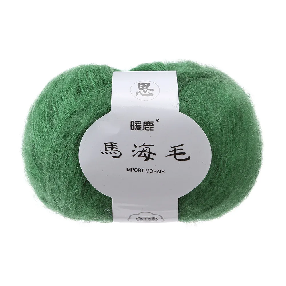 Лучшие продажи 2020 продуктов мягкий мохер вязание шерсть пряжа DIY шаль шарф