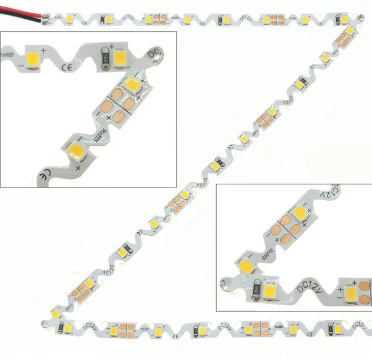 Светодиодная лента 2835 SMD 72led s/m сгибаемый гибкий LED strip 12 В постоянного тока Не