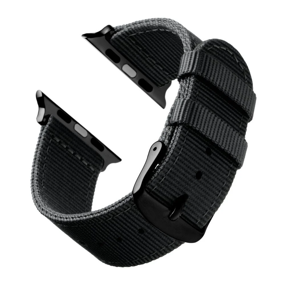 Ремешок нейлоновый для Apple Watch Band 44 мм 40 42 38 модный браслет iWatch 4/3/2/1 аксессуары