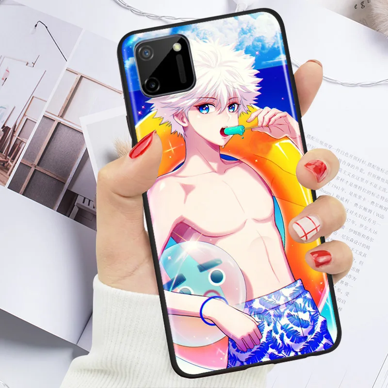 

Anime Hunter X Hunter killua For OPPO Realme C2 C3 C11 C12 C15 C17 X2 X3 X7 XT X50 Q2 Q2i V3 V5 V15 Pro Phone Case
