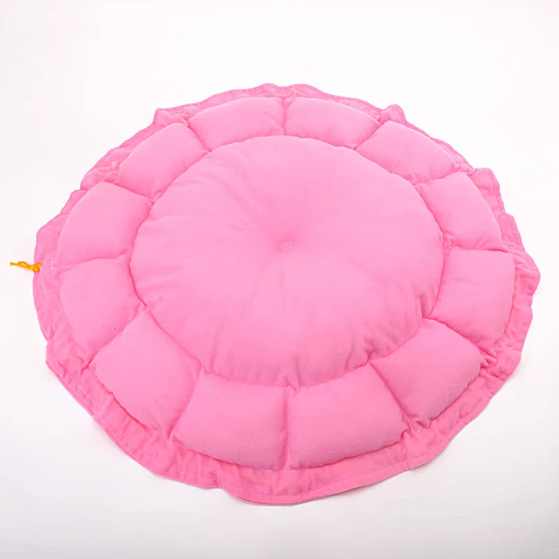 Круглая Pet Kennel Pumpkin Nest Регулируемая PP хлопковая кровать для собаки кошки котенка