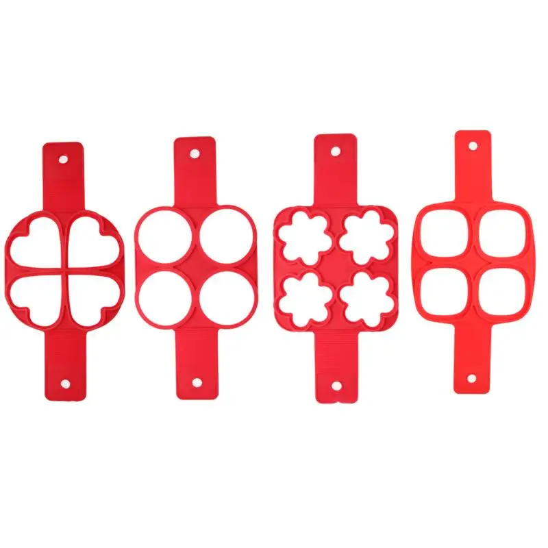 Силиконовая форма для выпечки блинов 4 отверстия сделай сам омлета детские мини