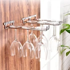 Держатель для Винных Бокалов под шкаф, держатель для Винных Бокалов, удобная подвесная Стандартная вешалка для кухни, Лидер продаж