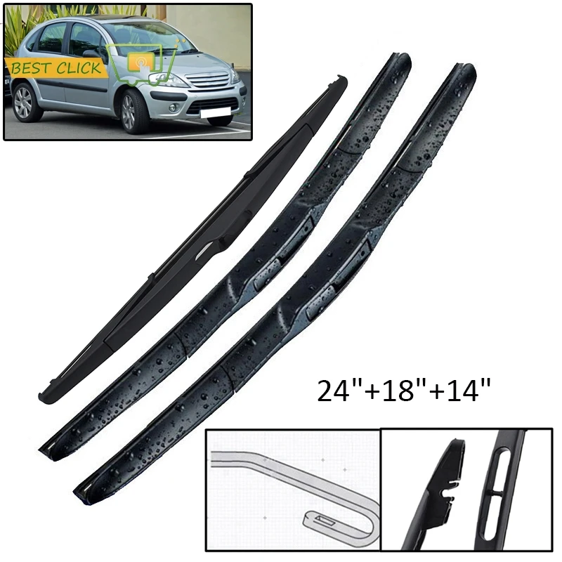 Щетки стеклоочистителя MISIMA 3x для Citroen C3 MK1 2002 2003 2004 2005 2006 2007 2008 2009 | Автомобили и