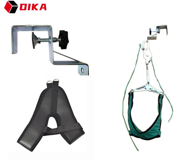 

Over Door Hanging Neck Traction Orthosis Kit Pillow Stretching Belt Brace Adjustable Cervical Correction Stretcher Pain Relief