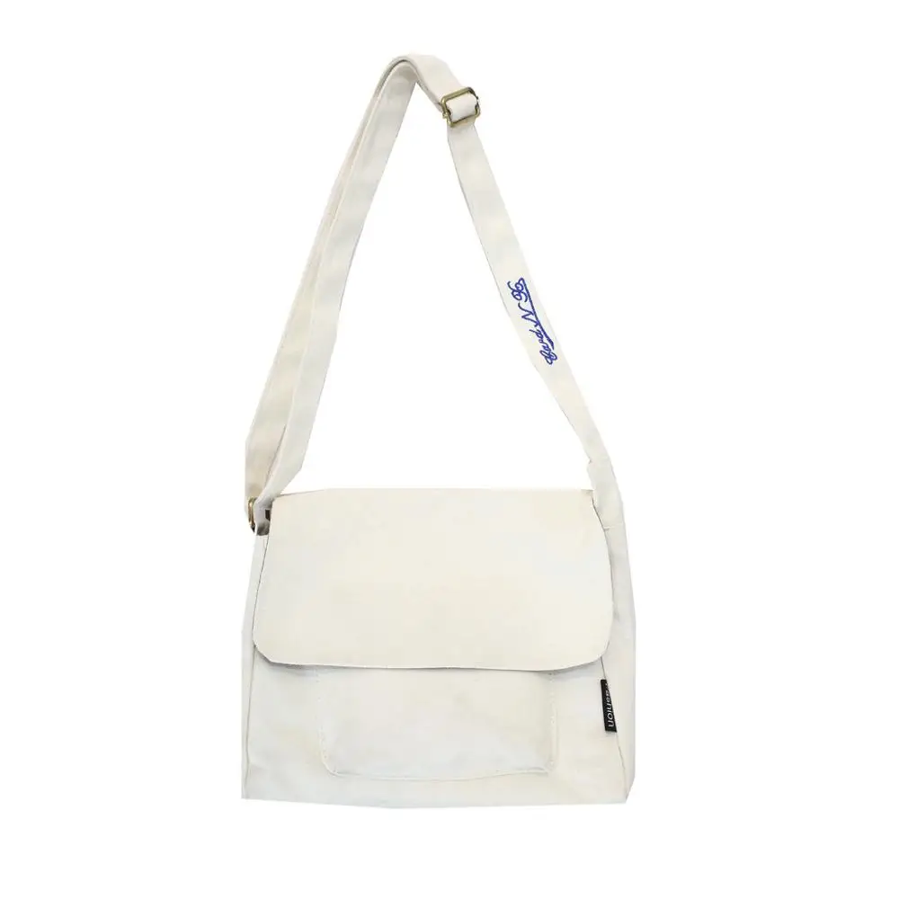 Женская и мужская сумка через плечо винтажная Холщовая Сумка модная