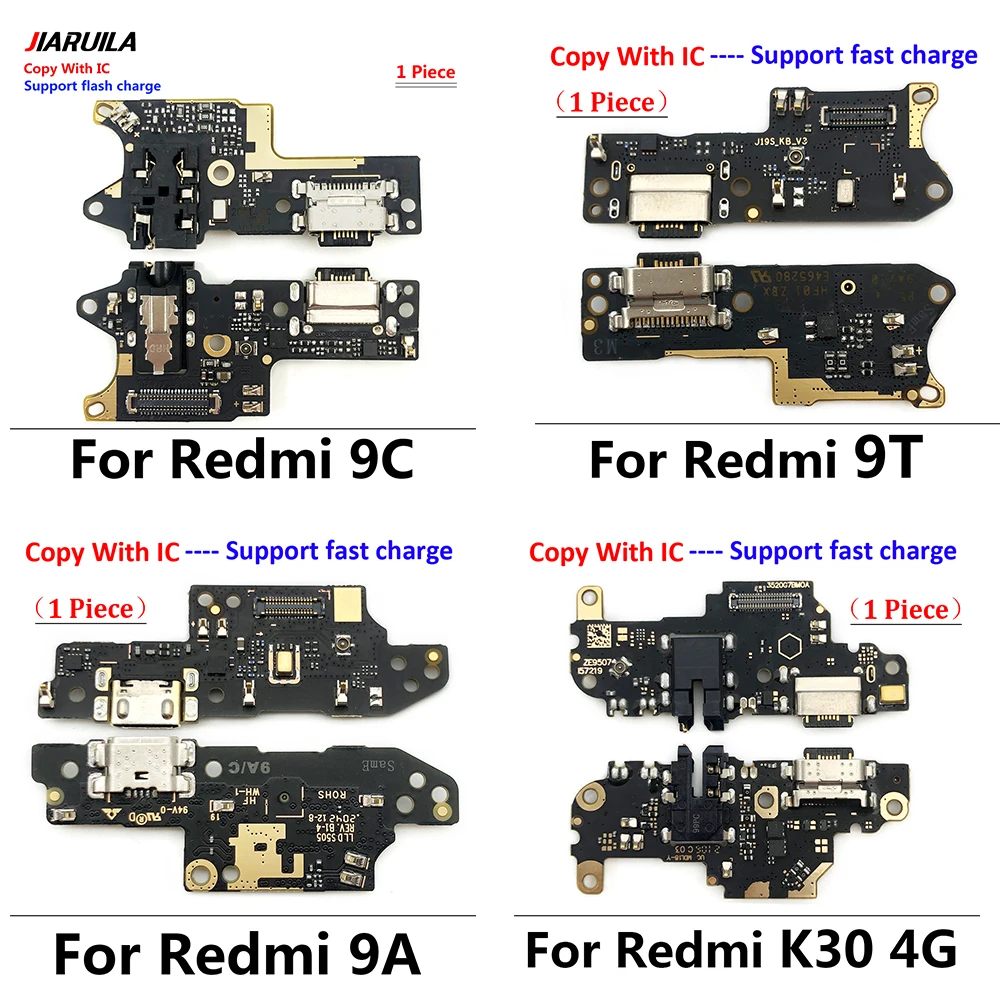 Зарядная Плата USB для Xiaomi Poco X3 Pro M3 Redmi Note 7 8 8T 9S 9 10 10s 9A 9C | Мобильные телефоны и