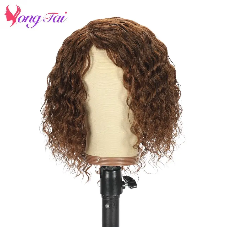 YuYongtai перуанские волнистые человеческие волосы парики для женщин полностью