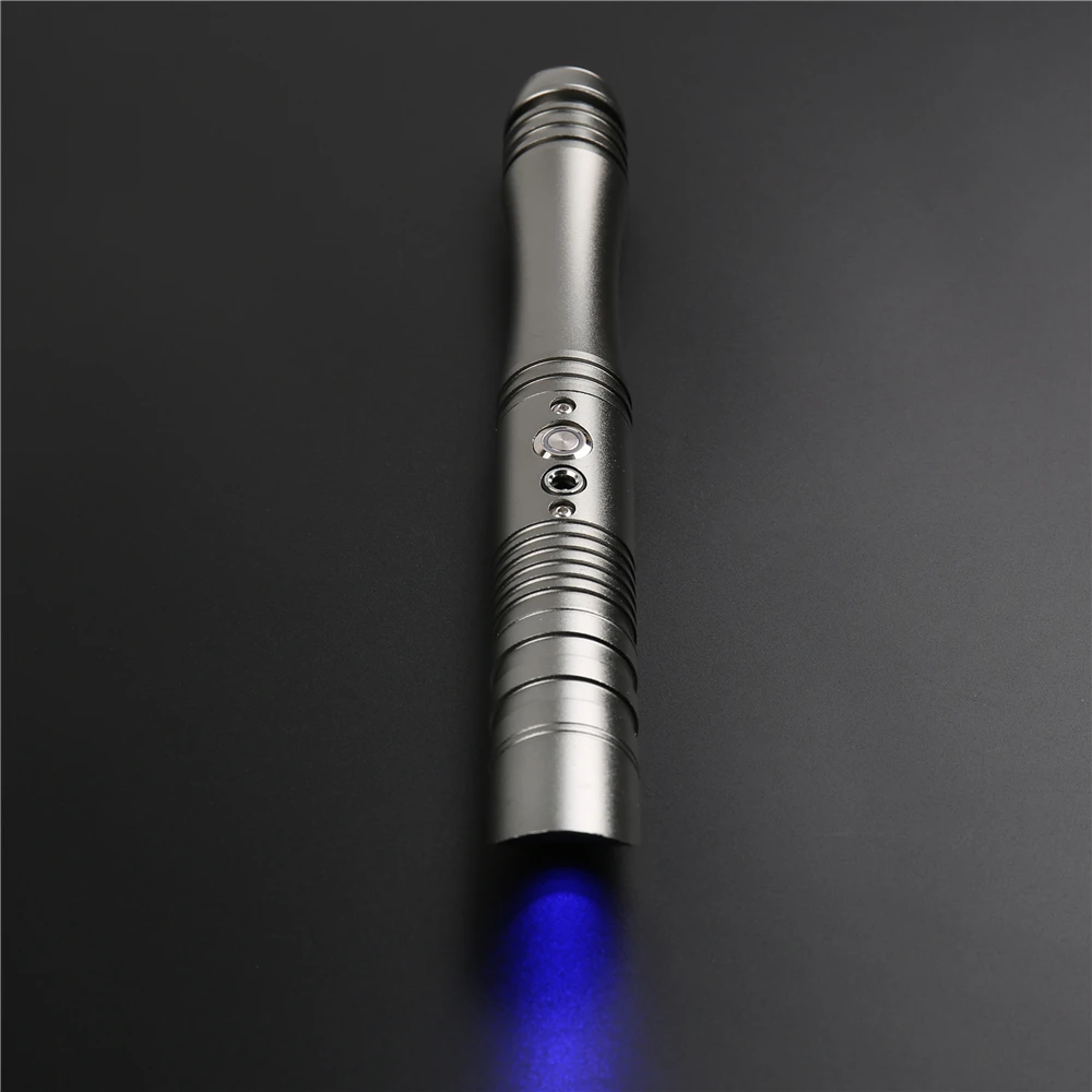 

TXQ Lightsaber Metal Hilt Heavy Dueling 12 Color RGB LED Change Volume Adjustment Force 6 Sound Fons FOC Blaster Saber TS024GIFT