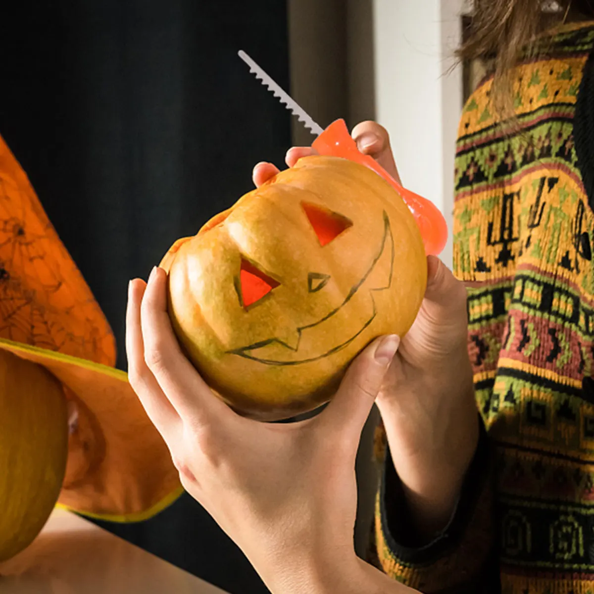 1 комплект портативный нож для резьбы тыквенная лампа инструменты любителей