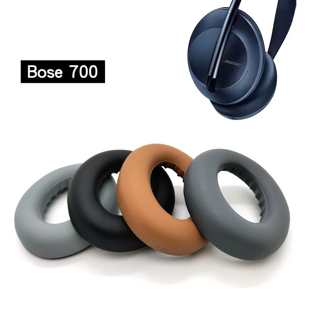 Almohadillas de espuma de cuero para auriculares Bose 700/NC700, almohadillas de repuesto para auriculares inalámbricos, 1 par, nuevo