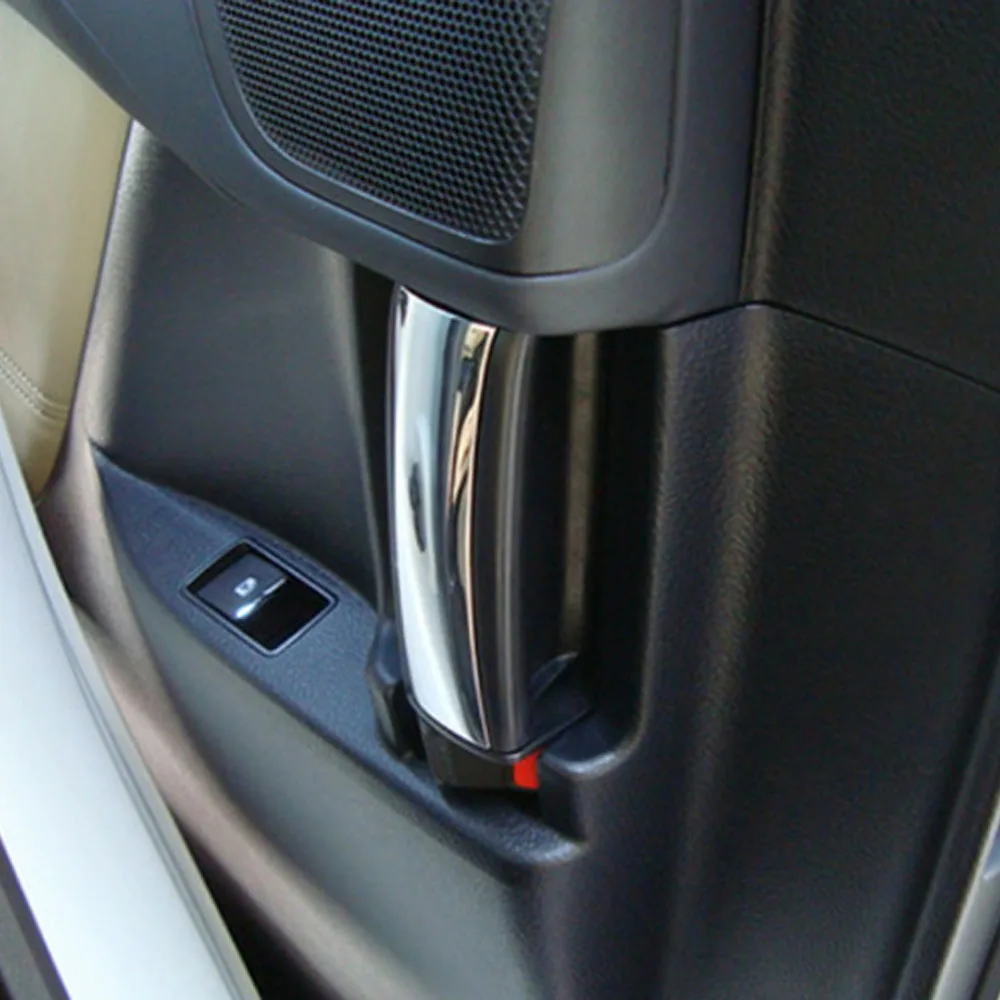 

Chrome ABS Car Rear Door Interior Handle Decoration Cover Trim Stickers For Toyota Alphard Vellfire Voxy Sienta PREVIA 2pcs